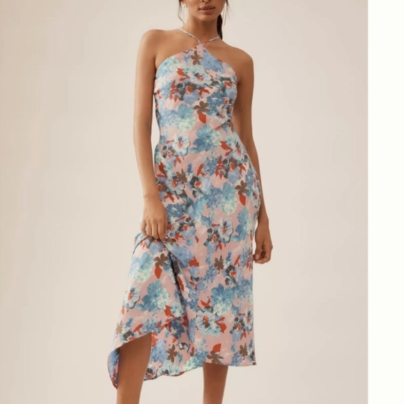 Anthropologie Dresses & Skirts - By Anthropologie Halter Slip Midi Dress